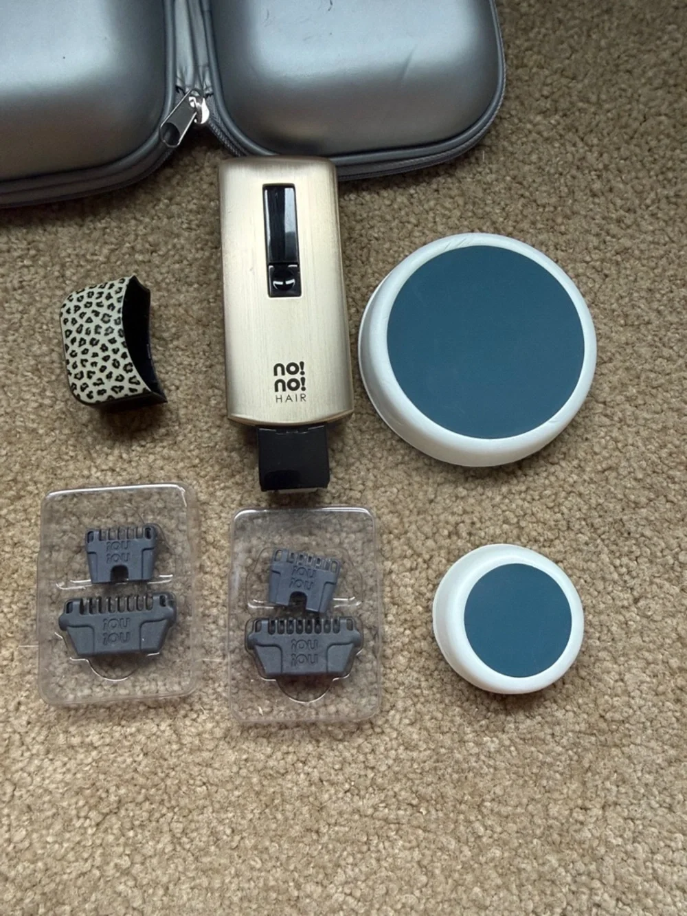 No!No! Hair Gold Hair Removal Device with Accessories NO CHARGER